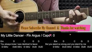 My Little Dancer - Fin Argus - Guitar Cover Tutorial with Chords/ Lyrics