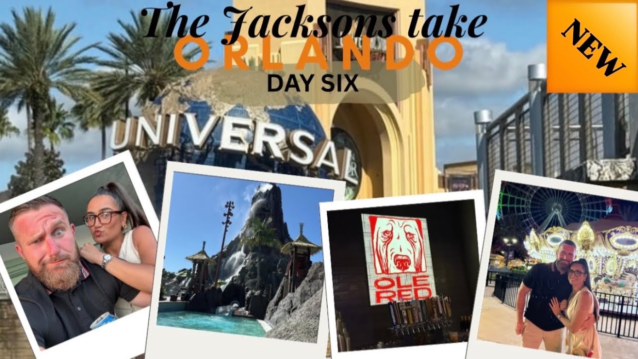 ORLANDO FLORIDA 2025 - DAY 6 | Volcano Bay |  Icon Park | Ole Red | Yard House | Uncle Julios
