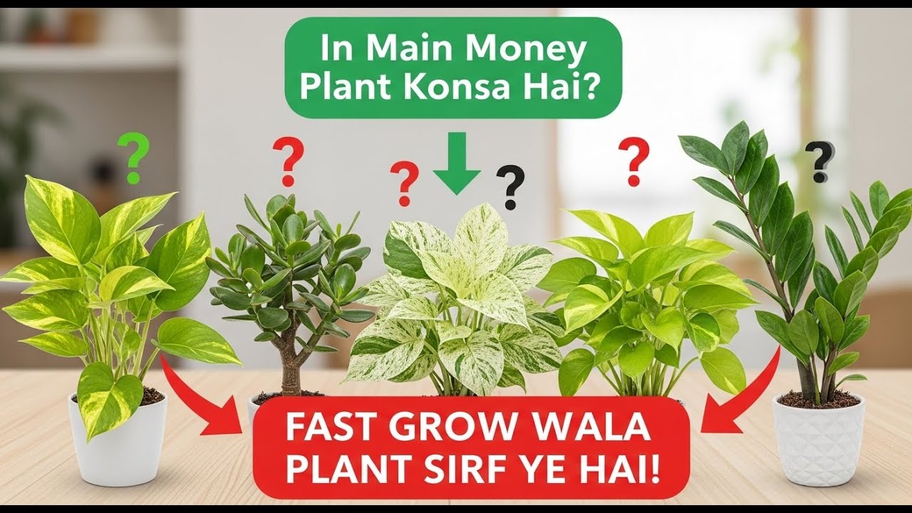 In Main Money Plant Kon Sa Hai? Kon Sa Money Plant Fast Grow Hota Hai