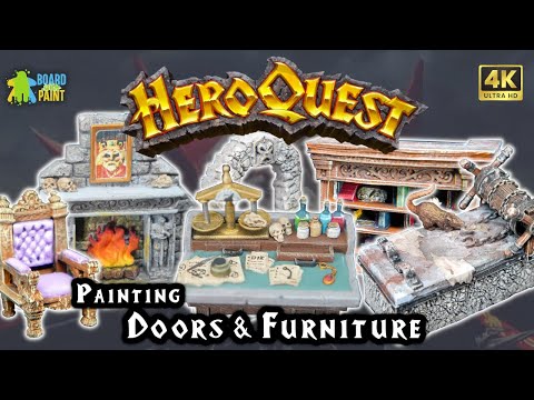 Painting HeroQuest: Episode 19 - Doors & Furniture
