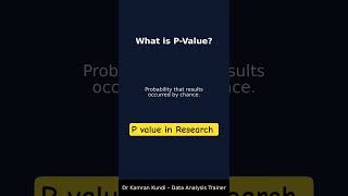 P value in Statistics and Research #pvalue #probability #statistics #research #p-value #statswork