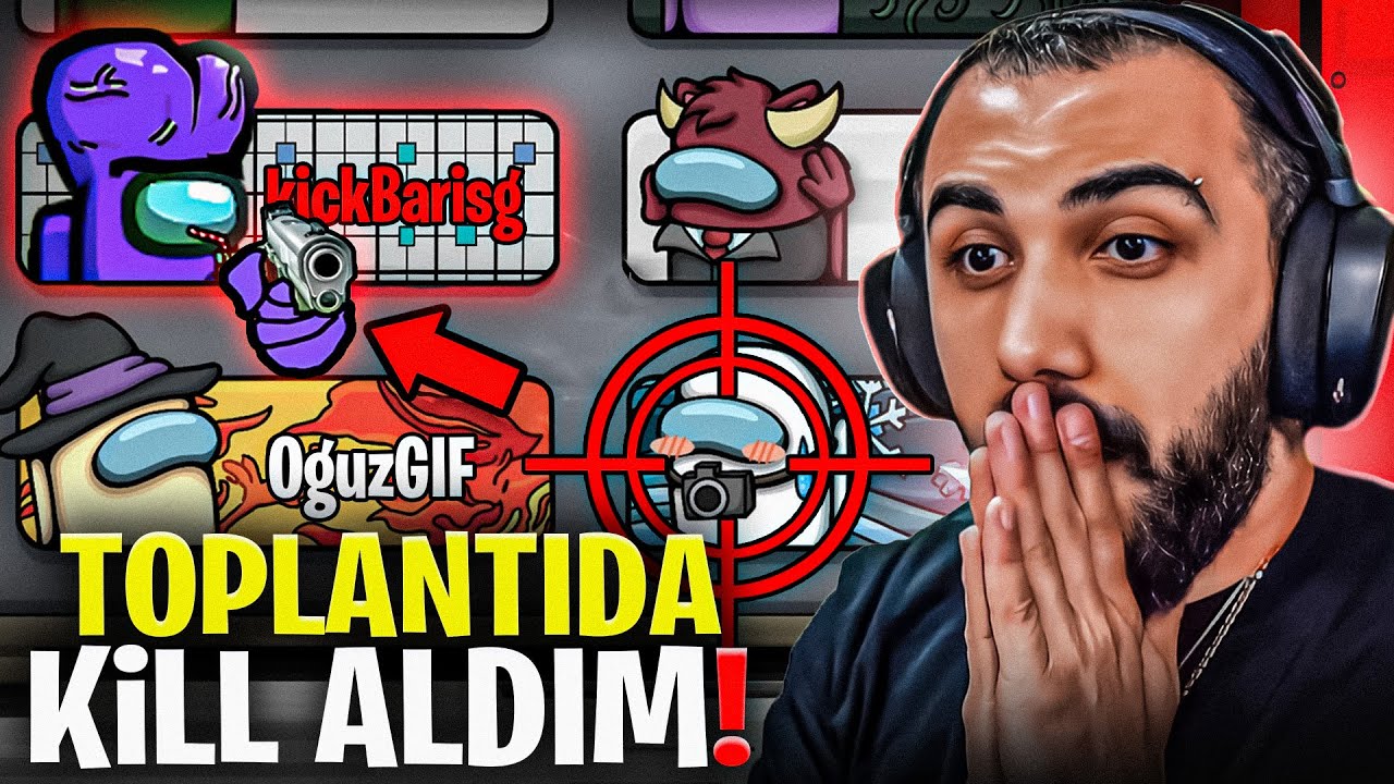 TOPLANTIDA KİLL ALDIM! YENİ ROLLER VE YENİ HARİTA! MODLU AMONG US