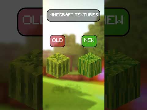 Minecraft Textures Old Vs New