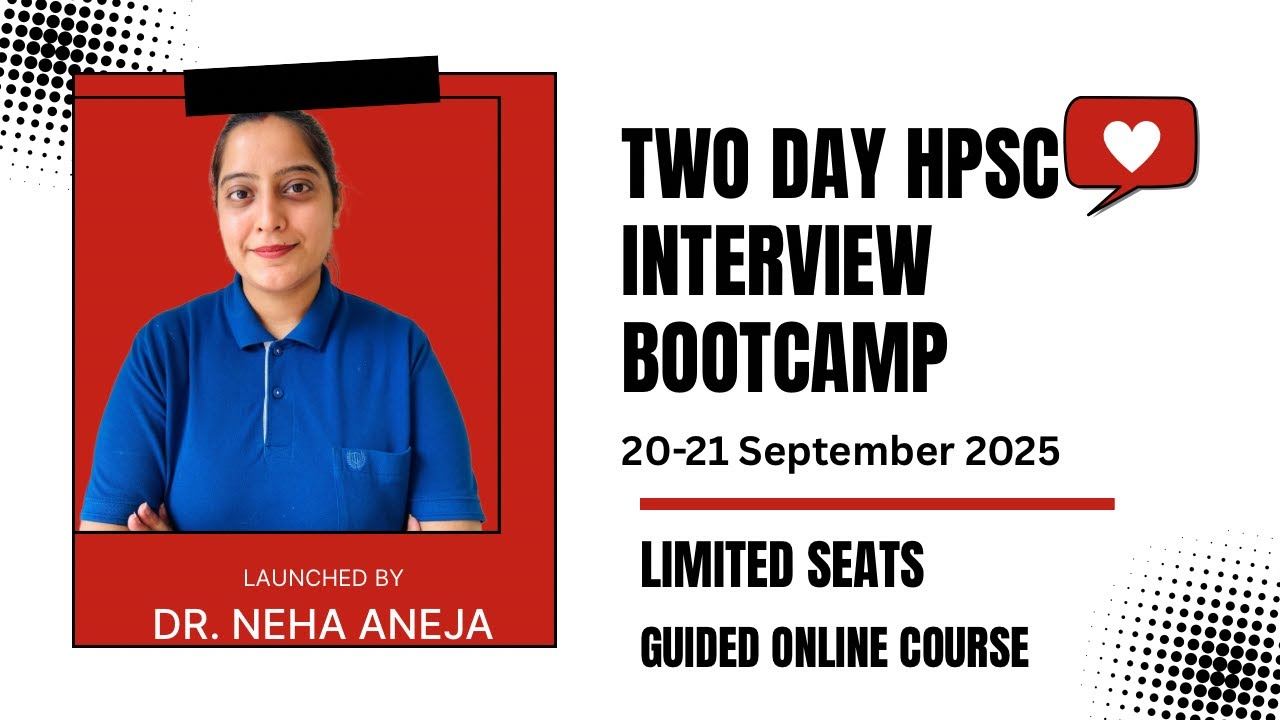 Two Day Interview Bootcamp by Dr. Neha // Limited Seats // Book now ...