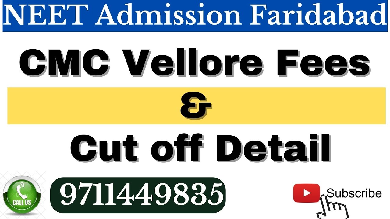 CMC Vellore MBBS NEET UG 2023 Fees Cutoff Rank YouTube cmc-vellore-mbbs-neet-ug-2023-fees-cutoff-rank-youtube