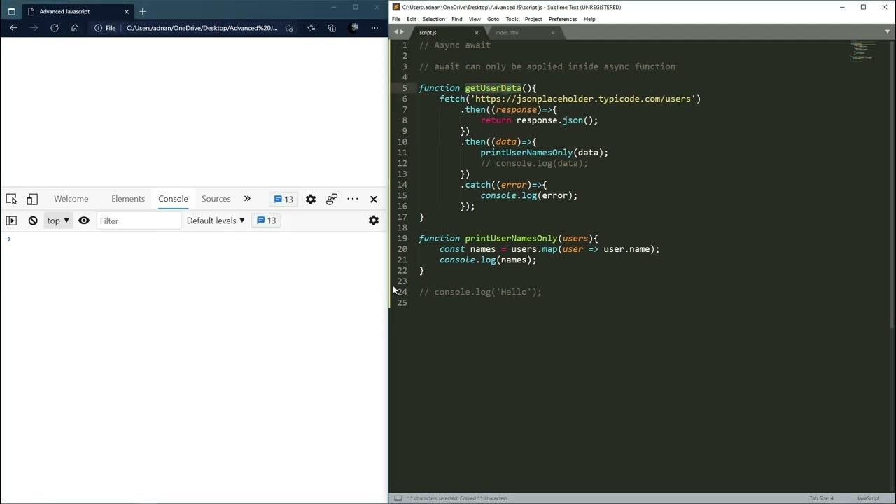 13. 27 Async Await - YouTube