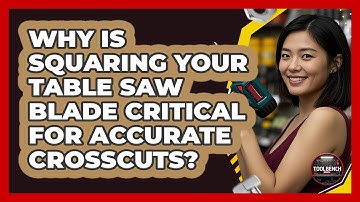 Why Is Squaring Your Table Saw Blade Critical For Accurate Crosscuts? - ToolBench Pros