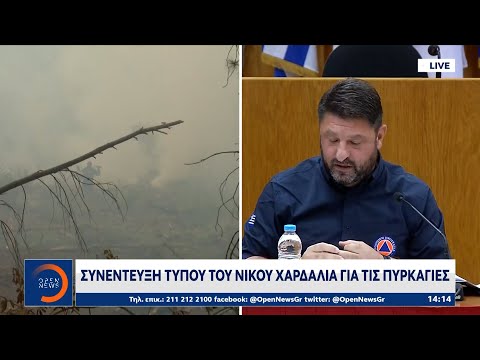 Νίκος Χαρδαλιάς για τον τρόπο που επιχειρούν τα εναέρια μέσα | Μεσημεριανό Δελτίο Ειδήσεων 10/8/2021