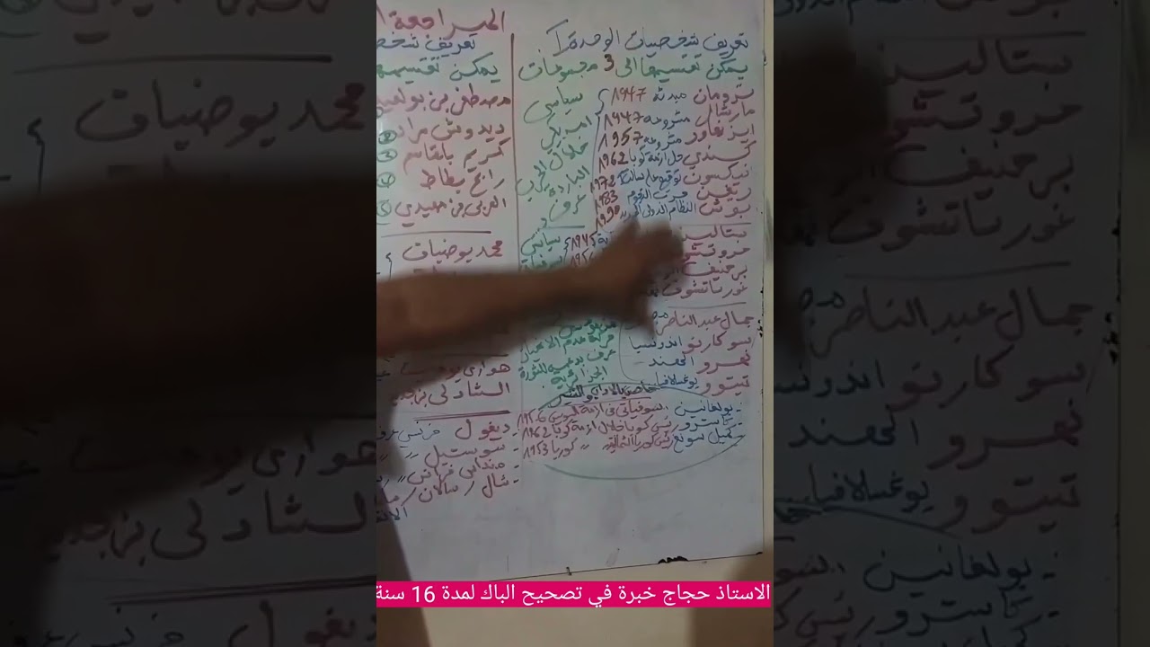 اقوى مراجعة ختامية في التاريخ لباك 2023 مع الاستاذ حجاج (والله غ بروفيتو ولادي)♥️🤩