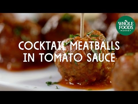 Cocktail Meatballs in Tomato Sauce l Whole Foods Market