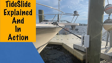 TideSlide Mooring and Docking System for our Grady White 330 Express