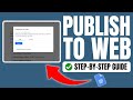 How to Publish Google Docs to the Web or Website