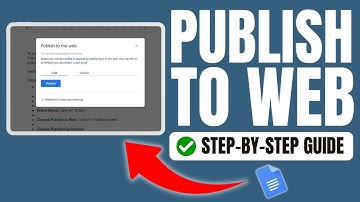 How to Publish Google Docs to the Web or Website