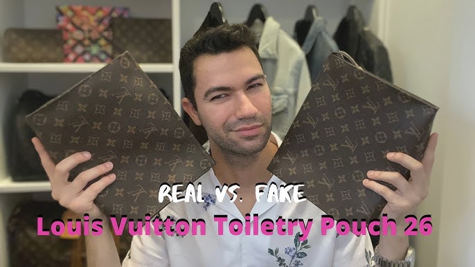 HOW TO spot a fake Louis Vuitton Toiletry 26 Pouch - Real vs Fake!!! 