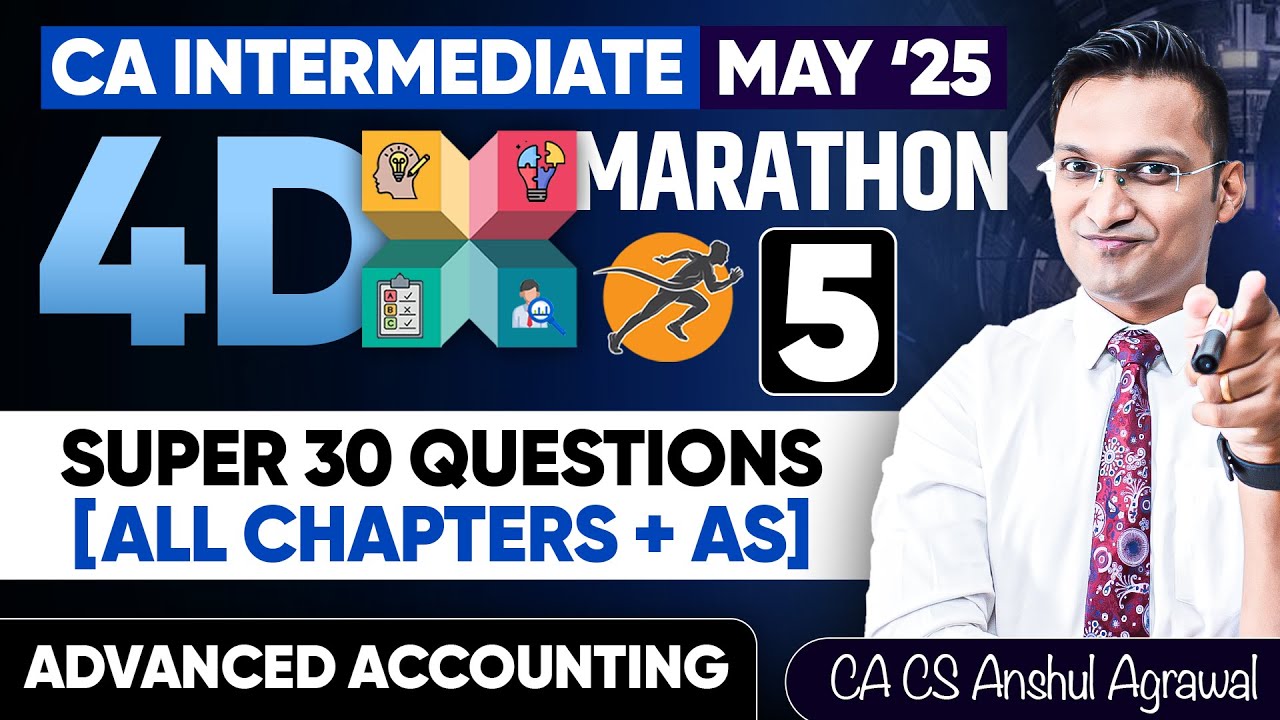 CA Inter Advanced Accounting Marathon May 25 | Accounting Standards ...