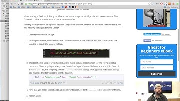 Add or Change the Favicon on your Ghost Blog