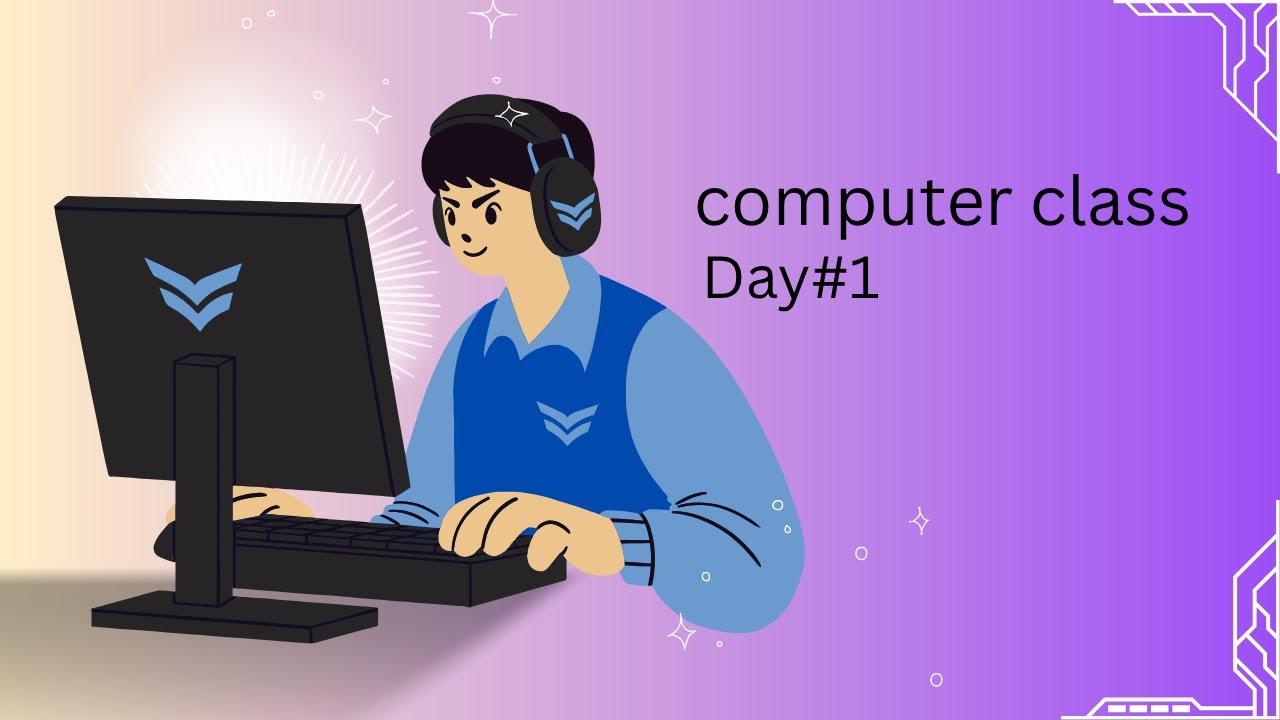 Computer Class Day 1 - कंप्यूटर कैसे चलाते हैं - Basic Computer Course ...