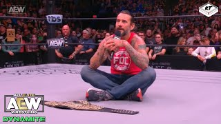 CM Punk SHOOTS On Hangman Adam Page
