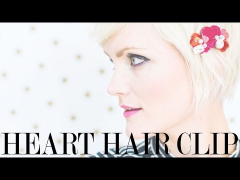 Hari Valentine Tutorial: Rambut Hati Clip