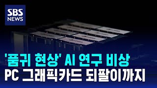 '품귀 현상' AI 연구 비상…PC 그래픽카드 되팔이까지 / SBS