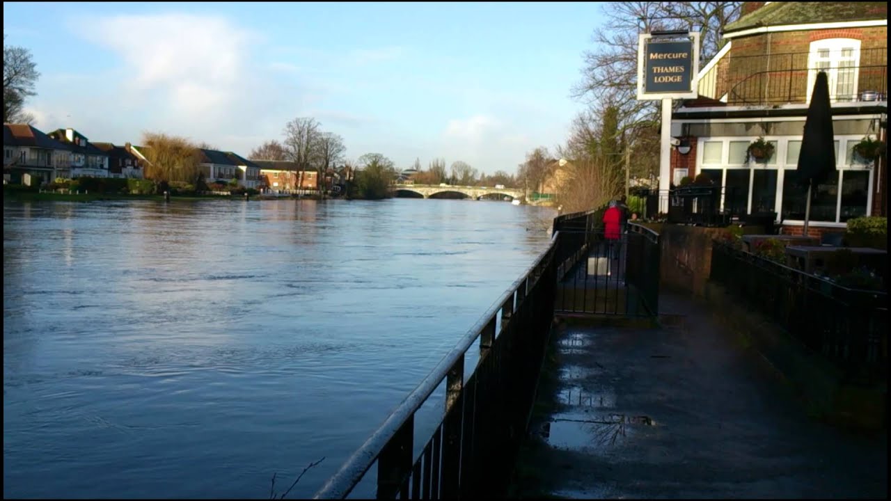 Stains river Thames level at Thames Lodge YouTube