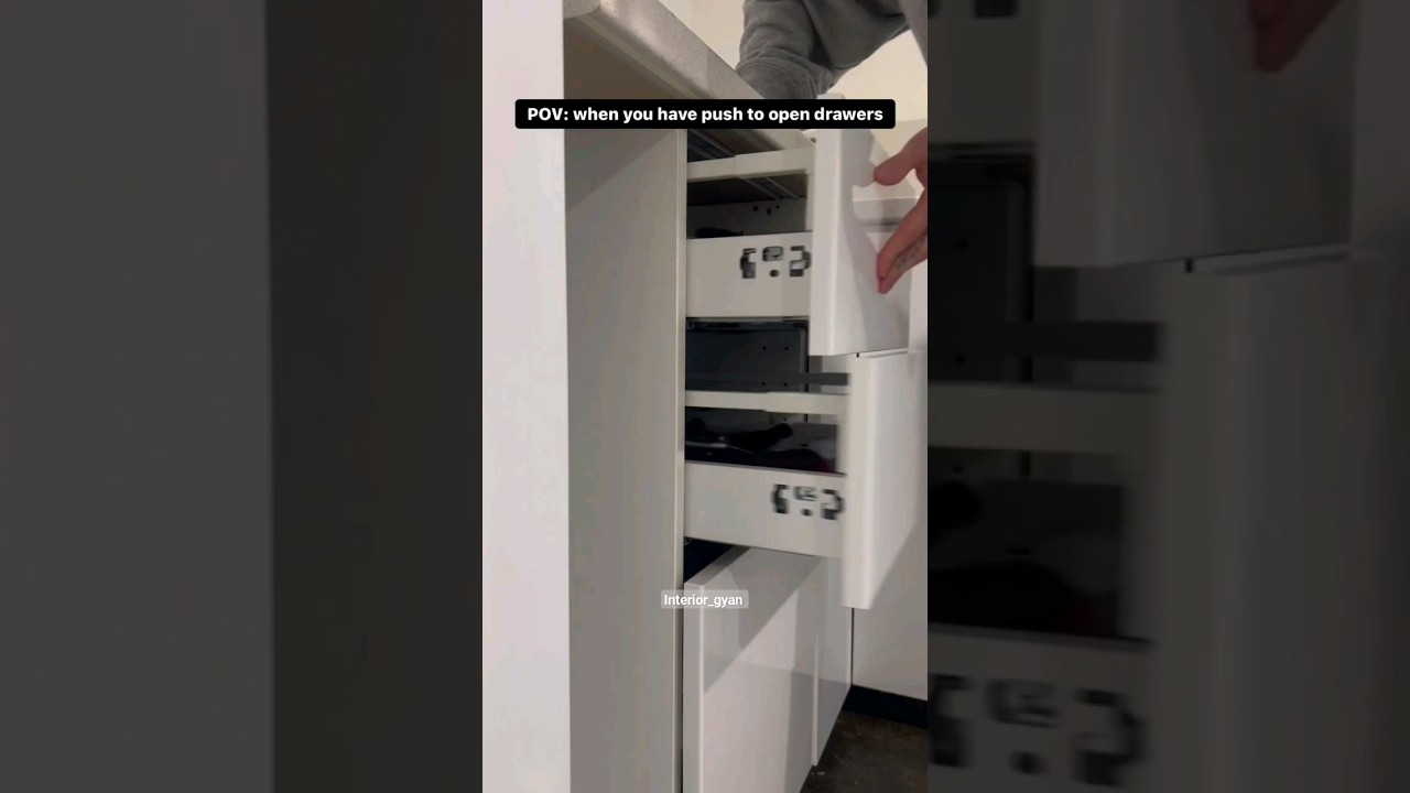 Daily Struggle with Push to open drawers 😂