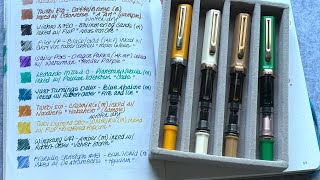 My thoughts on Rainbows and Twsbi Ecos
Hello everyone,
Thank you so much for tuning in for another rambling video 😂
I had a thought this week after watching some other channels and how they use their Twsbi Ecos. Over the years I have had a lot of coloured Eco’s and then at the beginning of this year decided I was only going to keep the Rose Gold or Bronze editions and went ahead and sold my other Eco’s. Well I regret that decision ow because I just kept telling myself that I didn’t need all of them rather than focusing on how and why I use them.
The other YouTube channels I mentioned who seem to have Eco’s in a rainbow of colours if you would like to go and check them out, is:-
@paperdag13
@fountainpensinksmore3290
@yzapensandpaper
Thank you for watching and taking the time to like and comment and subscribe, it means the world to me. Until next time, take care
💚 Jayne My thoughts on Rainbows and Twsbi Ecos