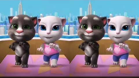Mèo Talking Tom Cute Dancing Baby | Dancing Tom Colors | TIK TOK #17