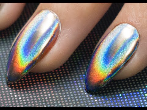 Buy INOG 4pcs Chrome Nail Powder Set - Holographic | Rose Gold | Sliver |  Gold Metallic Mirror Effect Nail Powder, Rainbow Holo Manicure Pigment  Chrome Powder for Nails DIY Gitfs for