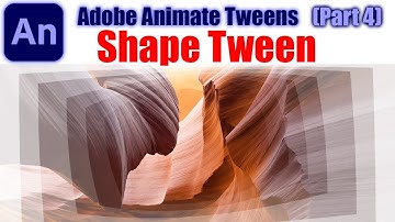 Shape Tween in Adobe Animate - Step by step tutorial
