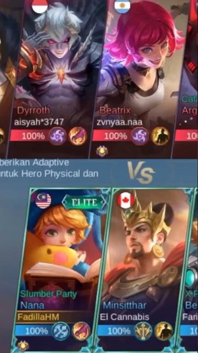 Nana Hyper || Dinda Jangan Marah Marah || #mobilelegends #mlbb