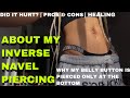 inverse navel piercing: everything you need to know! lower navel outie belly button piercing