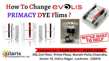 How To Change Ribbon In Evolis Primacy ?