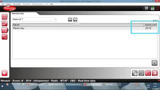 Delphi Ds150 -  Renault Megane Scenic 3 -  RADIO KEY (precode)