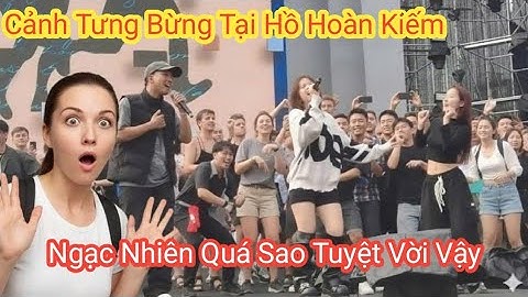 Cực đông du khách xem biểu diễn ca nhạc tại siêu sân khấu quảng trường mới Hồ Hoàn Kiếm -Hà Nội Ơi