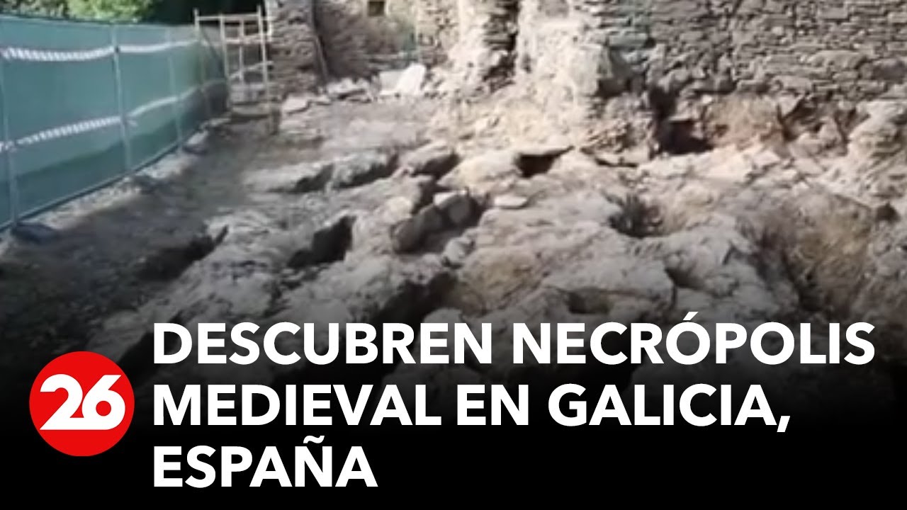 ESPAÑA | Descubren una de las necrópolis medievales más grandes de Galicia con 20 tumbas
