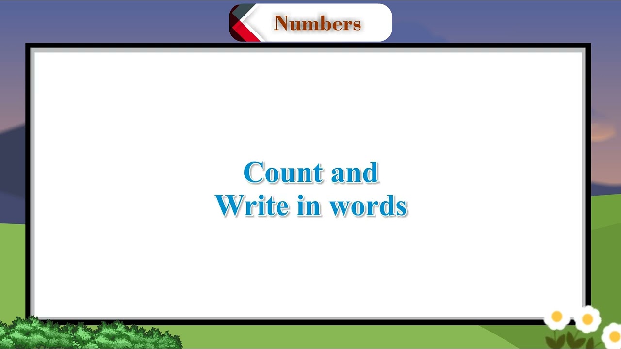 Ch 11 | Lavendar Books | Math Pre Primer | Lkg | Numbers names 21- 30 | For children