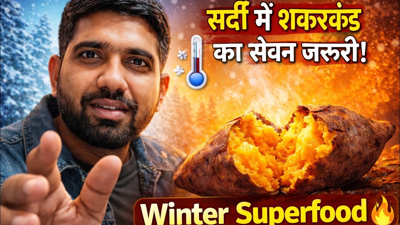 सर्दी में गर्म शकरकंदी।। 5 amazing health benefits of eating sweet potato in winter's..