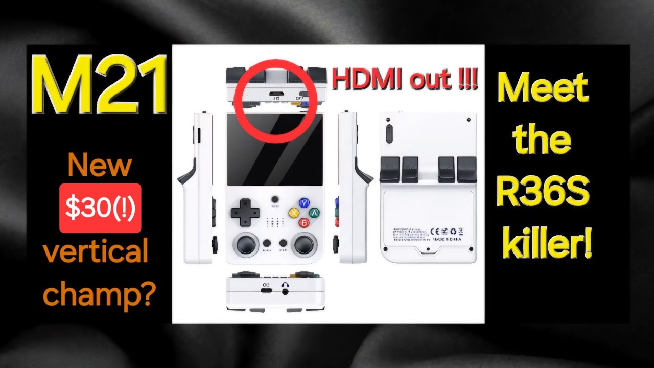 R36S HD! New M21 handheld console: retrogaming emulation perfection?