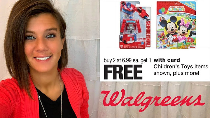 Walgreens buy 2 get 1 free toys