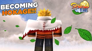 Becoming The HOKAGE In Shindo Life!