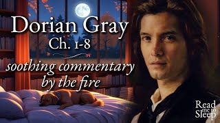Soothing Commentary on Dorian Gray (Ch. 1-8) with Soft Crackling Fireplace Sounds for Sleep screenshot 4