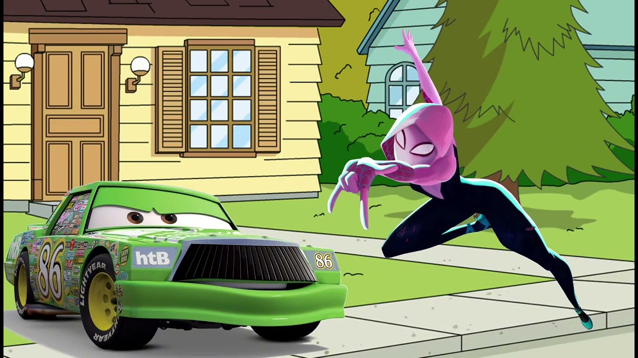 chick hicks turn gwen stacy into sofia porter from metal runner/grounded