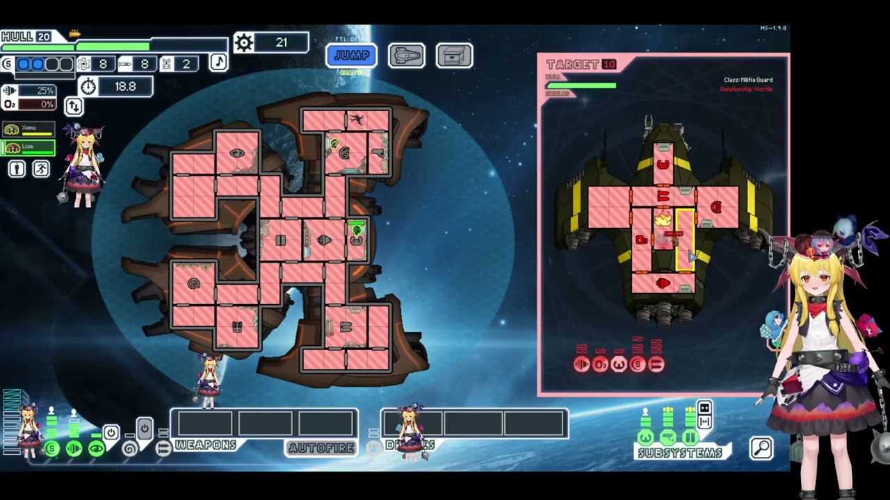 FTL Multiverse (mod)[056]B.U.R.N. RebelAI prototype FIRE-SURGE (part3) event story focus playthrough