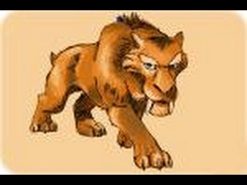 How To Draw Diego From Ice Age Youtube