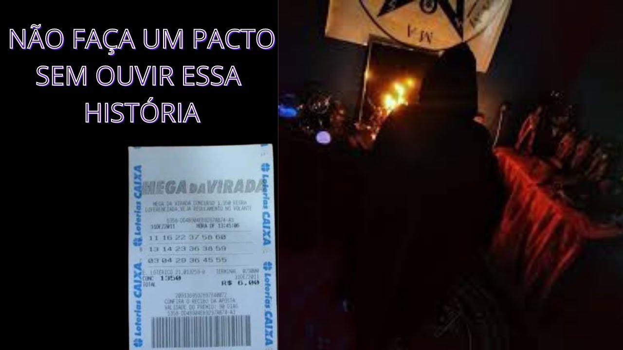 Pacto com Diabo para ganhar na mega da virada