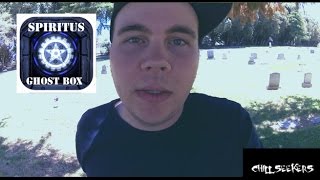 Keith Weldon - Spiritus Ghost Box at Ceres Cemetery