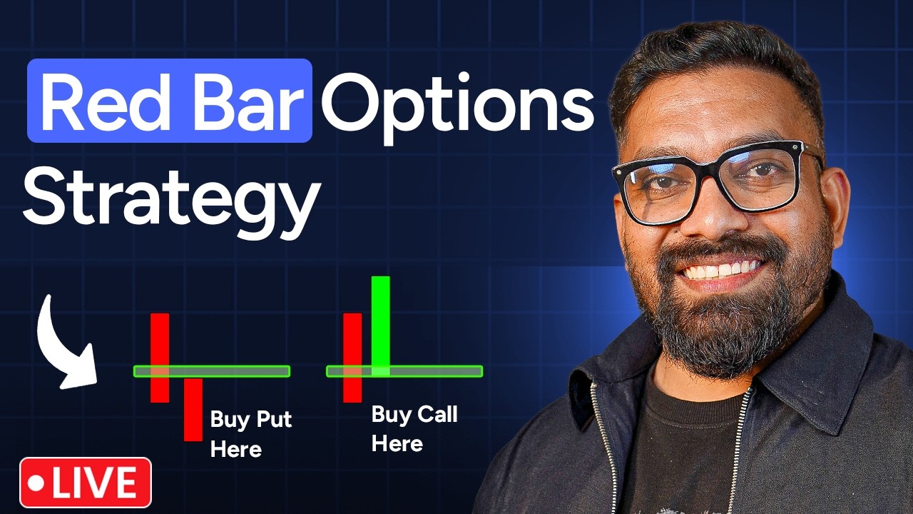🔴 Live | Options Trading Using Red Bar Trading Strategy | With Dr. Devendra