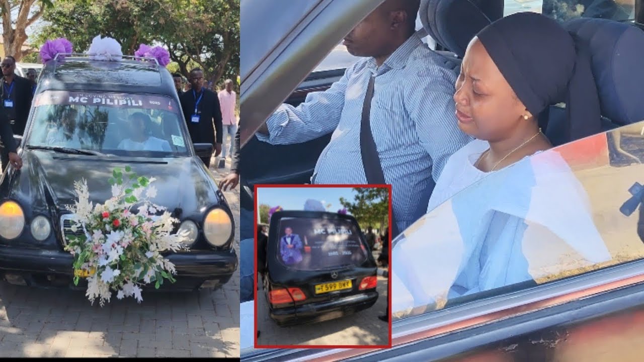 HUZUNI! MWILI WA MC PILIPILI ULIVYOWASILI KWAAJILI YA KUAGWA KABLA YA MAZISHI/MKE WAKE AANGUA KILIO