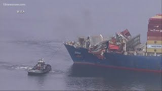 Cargo ship that collapsed Baltimore bridge to be repaired in Norfolk